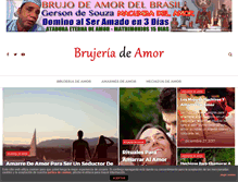Tablet Screenshot of brujeriadeamor.es